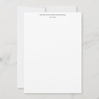 Cartão de Saudação de Tubarão Enfermeira