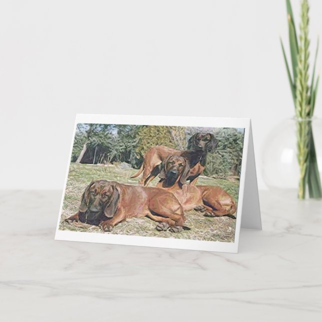 Cartão de saudação de Vazio de Cão de Cão de Monta (Frente)