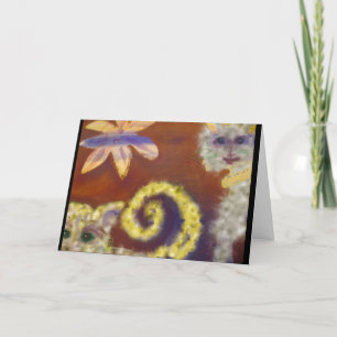 Cartão de saudação de vazio de Feliz Porte