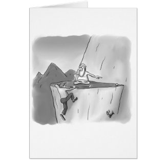 Cartão de saudação de Vazio de Golfe engraçado