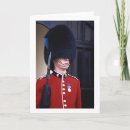 Cartão de saudação de Vazio dobrado de Guarda de p