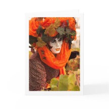 Cartão de Saudação de Vazio Dobrado Funky