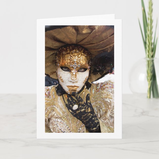 Cartão de Saudação de Vazio Dobrado pela Mulher Fu (Frente)