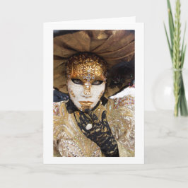 Cartão de Saudação de Vazio Dobrado pela Mulher Fu