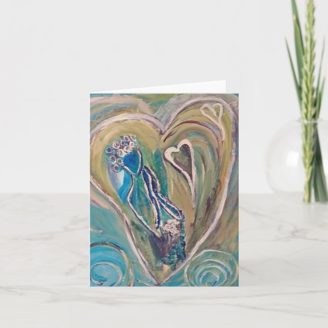 Cartão de saudação de vazio namorados (Frente)