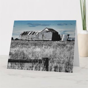 Cartão de Saudação de Vazio Relic Rural Australian