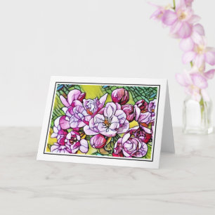 Cartão de saudação de vazio - SG Lilacs