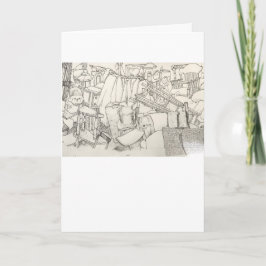 Cartão de Saudação de Venda de Garagem