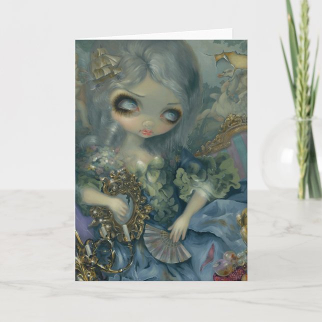 Cartão de Saudação "Delírios de Grandeur" (Frente)