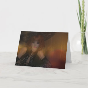 Cartão de Saudação Design de Bruxa 1