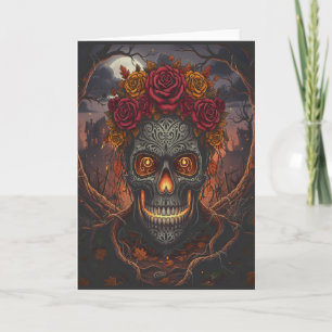 Cartão de Saudação Día de los Muertos - Cartão de