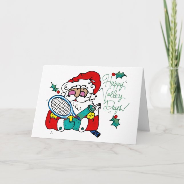 Cartão de Saudação - Dias de Volley Feliz (Frente)