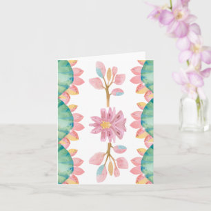 Cartão de Saudação Dinossauro para Meninas