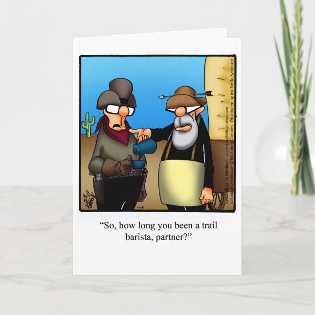 Cartão De Saudação Divertido E Ridículo (Frente)