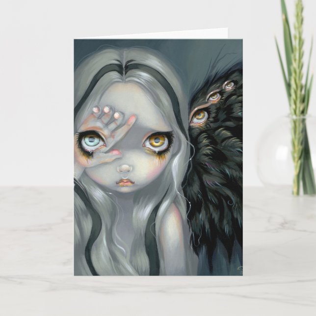 Cartão de saudação "Divino Mão" (Frente)