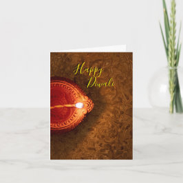 cartão de saudação Diwali personalizado