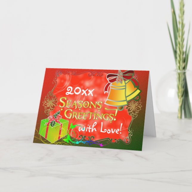 Cartão de Saudação do Amor de Natal 2009 (Frente)