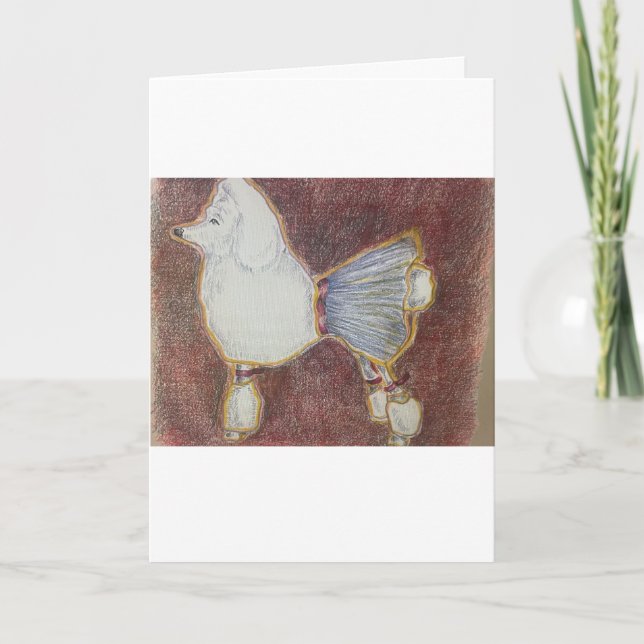 Cartão de Saudação do Cão dos Pirenéus (Frente)