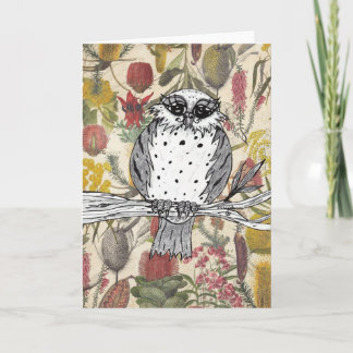 Cartão de saudação do Coruja 6