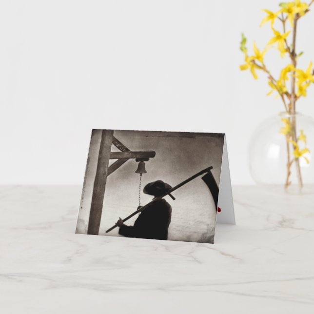 Cartão de Saudação do Dia De Los Muertos (Flor Amarela)