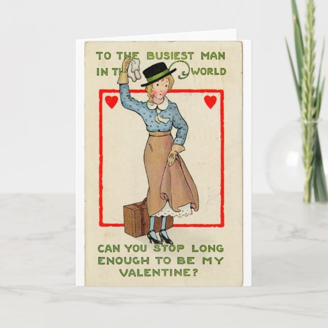 Cartão de Saudação do Dia de os namorados da Bibli (Frente)