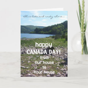 Cartão de Saudação do Dia do Canadá, da nossa