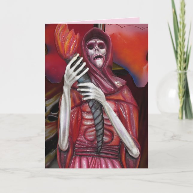 cartão de saudação do fantasma (Frente)