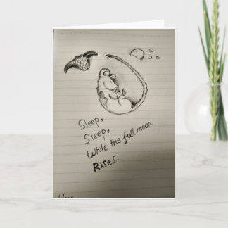 Cartão de Saudação do Festival de médio