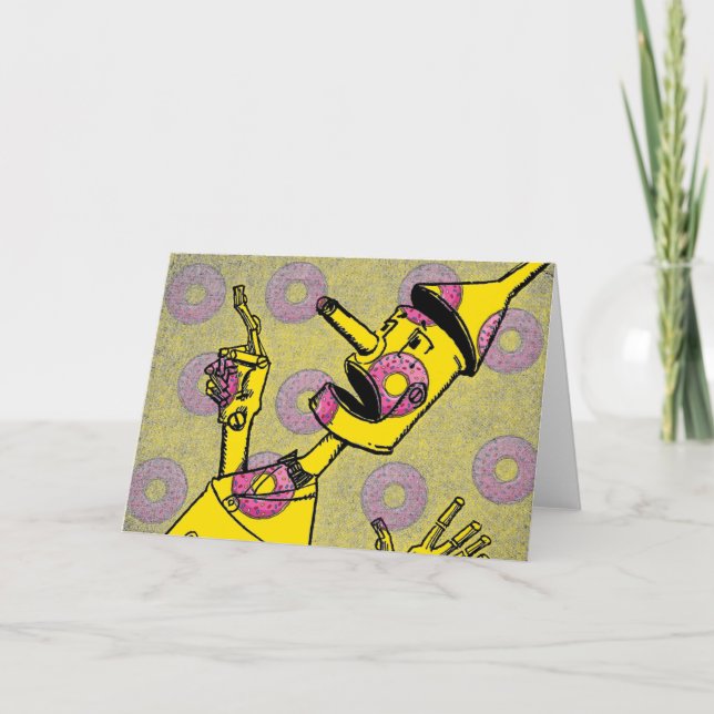 Cartão de Saudação do Homem de Tin (Frente)