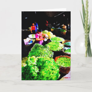 Cartão de Saudação do Mercado Baguio