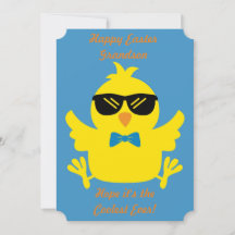 Cartão de saudação do neto do felz pascoa