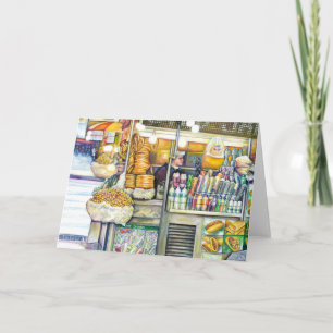 Cartão de Saudação do Paraíso Pushcart