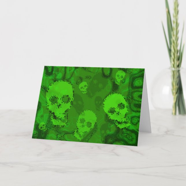 Cartão de saudação do Skull Specters (Frente)