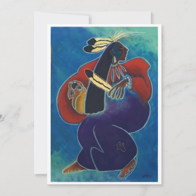 Cartão de saudação do sol das mães (Frente)