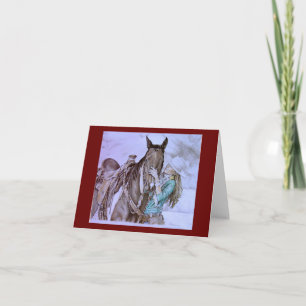 Cartão de Saudação do Sonho da Cowgirl