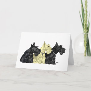 Cartão de Saudação do Terrier Escocês