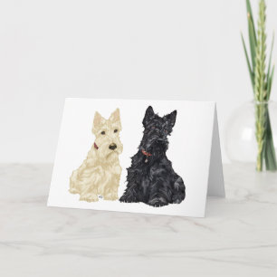 Cartão de Saudação do Terrier Escocês