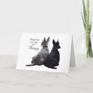 Cartão de Saudação do Terrier Escocês