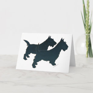 Cartão de Saudação do Terrier Escocês