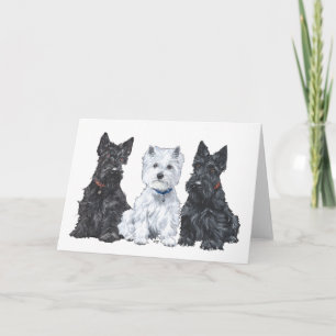 Cartão de Saudação do Terrier Escocês