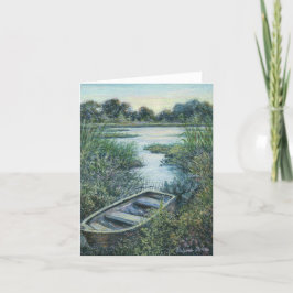 Cartão de saudação do Vazio "Pond Secluído"