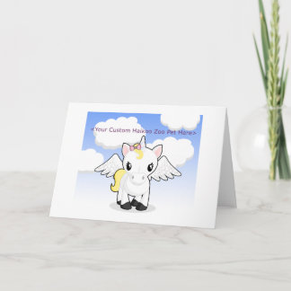Cartão de Saudação do Zoo Haikoo Personalizado (Va