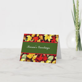 Cartão de saudação dobrado