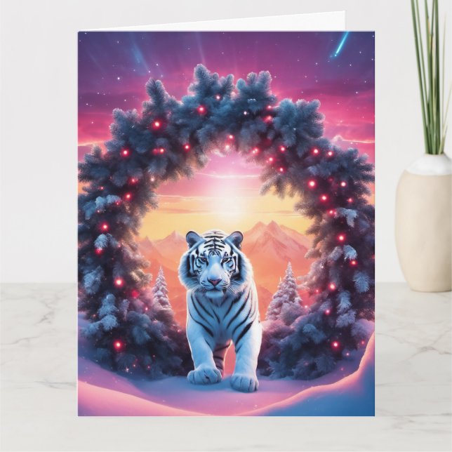 Cartão de saudação dobrado (Frente)