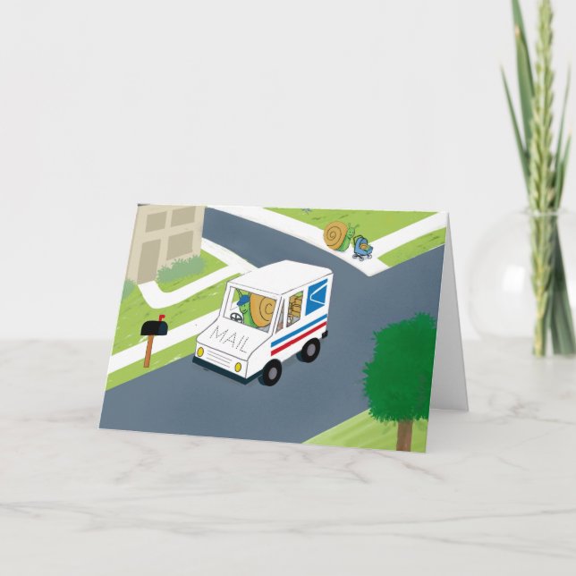 Cartão de saudação dobrado (Frente)