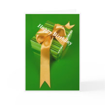 Cartão de saudação dobrado