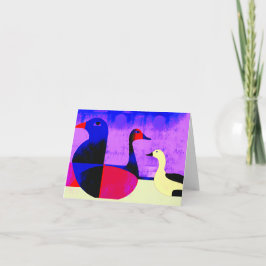 Cartão de saudação dobrado