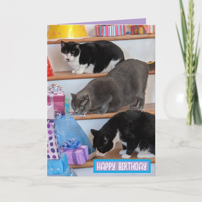 Cartão de saudação dobrado (Frente)