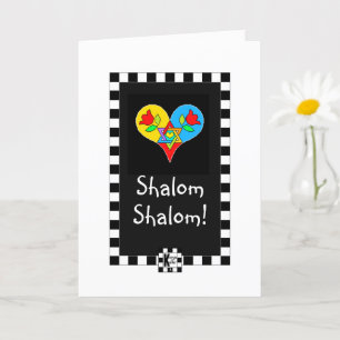 Cartão de saudação dobrado