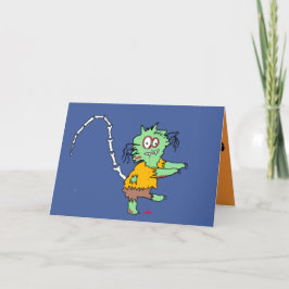 Cartão de saudação dobrado